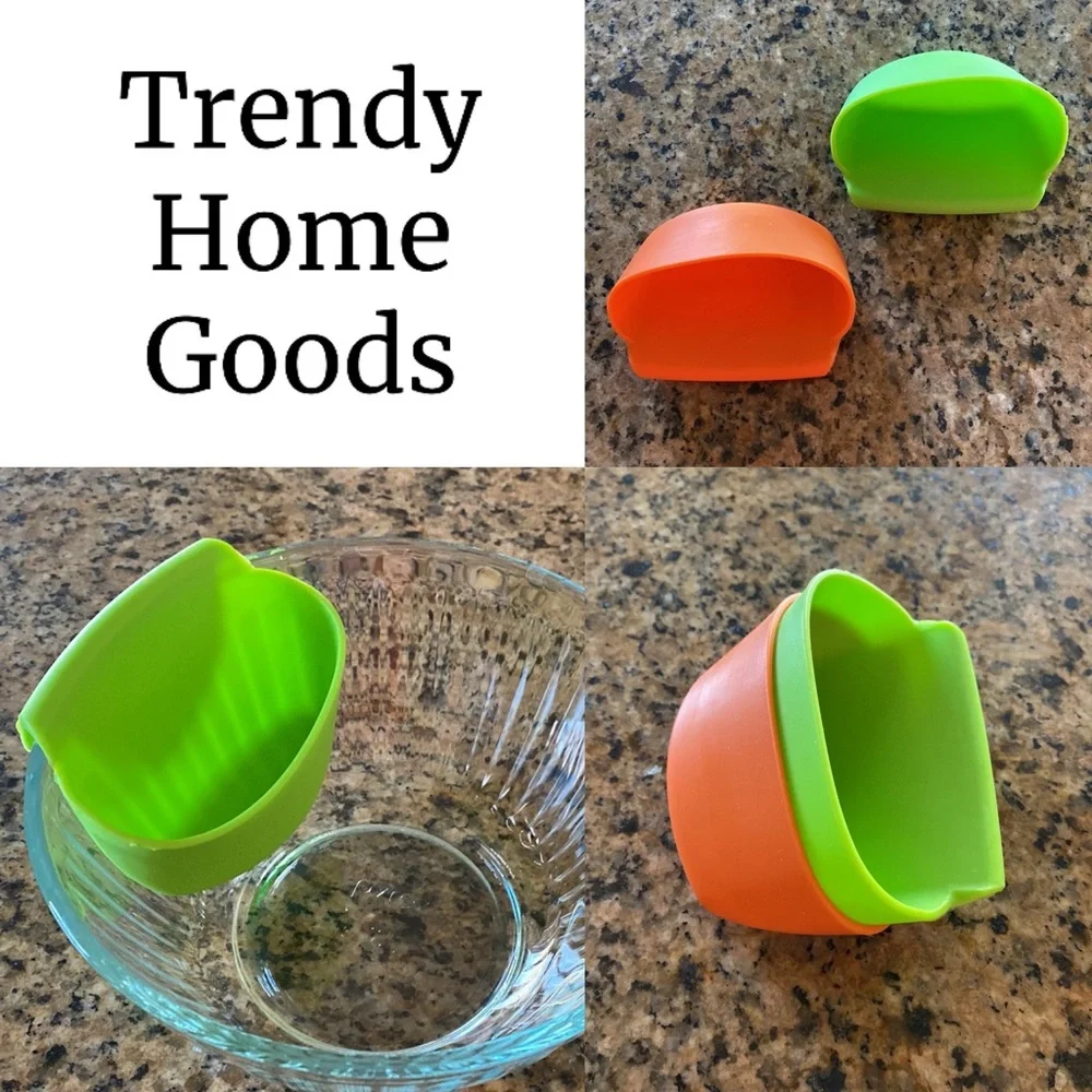 Trendy Hime Goods Silicone Clip Dip Sauce Condiment Snack Bowls Set of 2